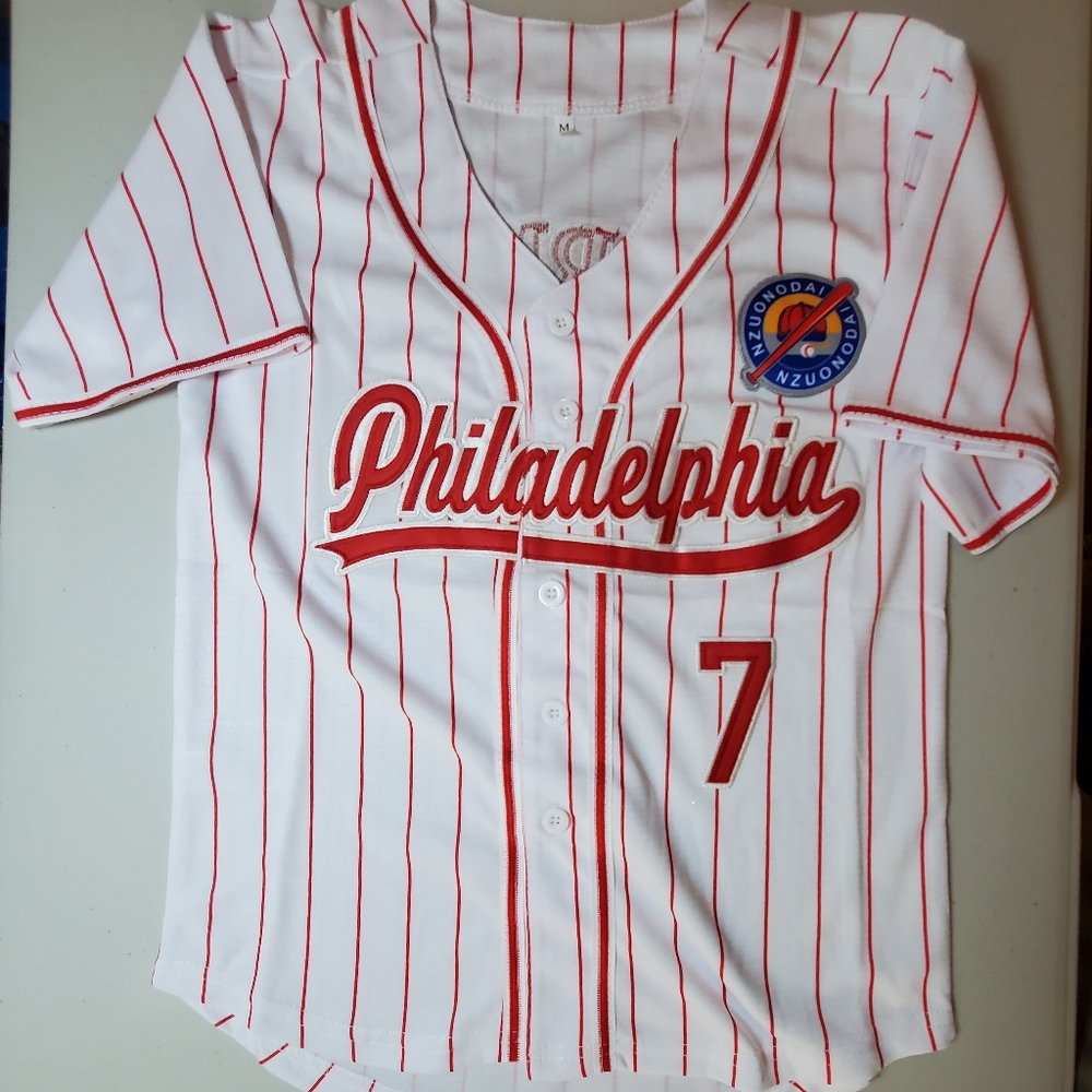 ❤️🤍Youth Philadelphia Baseball Stitched Sports Shirt